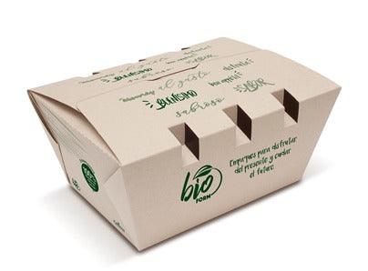Envase cartón pollero (Pack x 100 unidades)