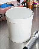 Envase bowl 32 onzas biodegradable blanco (Pack x 100 unidades)